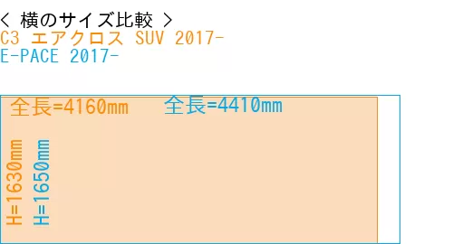 #C3 エアクロス SUV 2017- + E-PACE 2017-